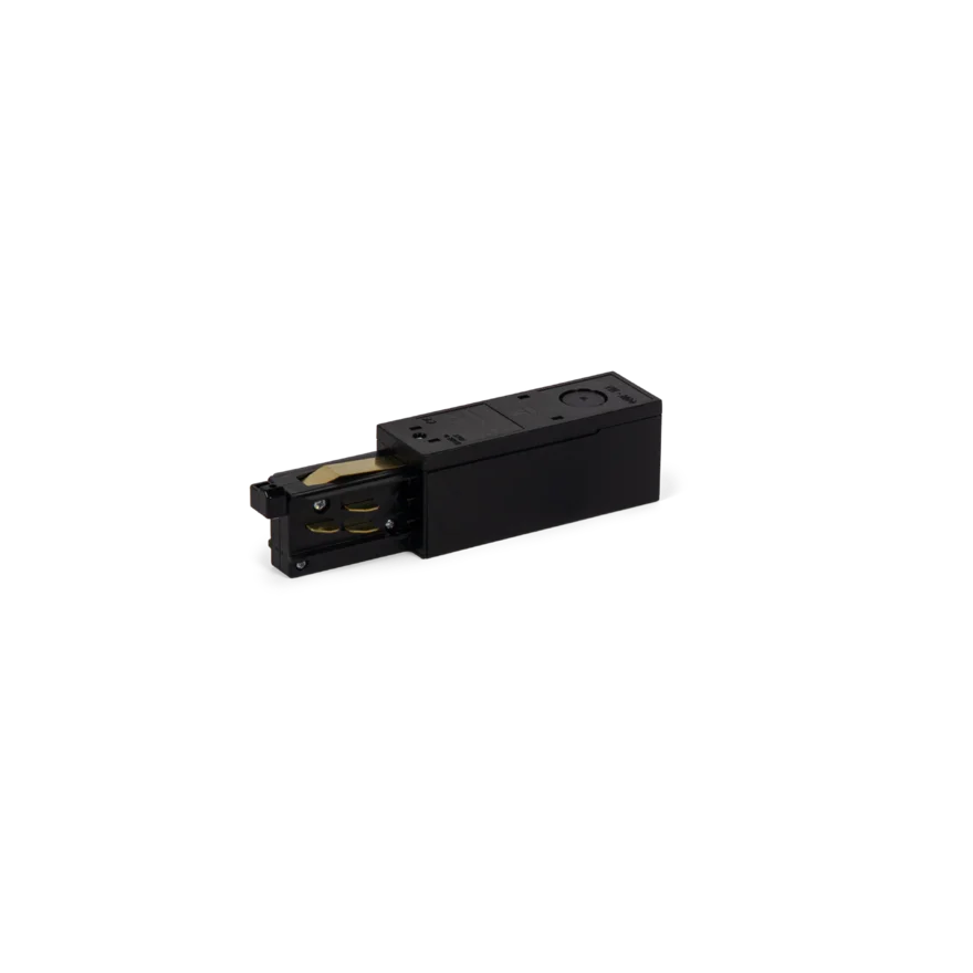 [90014241] WEVER & DUCRÉ 3-Phasen Schiene Endeinspeisung 148 x 32 x 38 mm (Schwarz, Rechts)